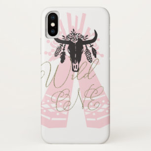 Capa Para iPhone Da Case-Mate Ponta de Tenda Rosa e Preta Boho Chic Selvagem ONE
