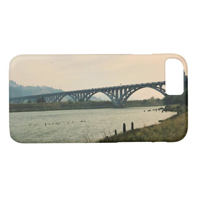Capa Para iPhone, Case-Mate Ponte Patterson, Dourada Beach, Oregon (Verso (Horizontal))
