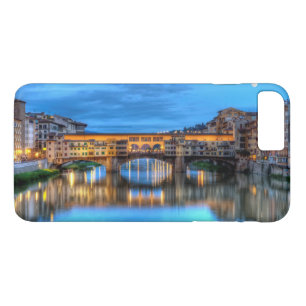 Capa iPhone 8 Plus/7 Plus Ponte vecchio em Florença, Itália