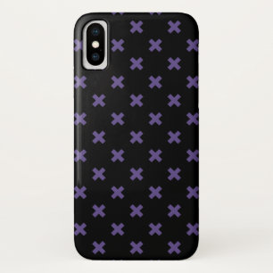 Capa Para iPhone Da Case-Mate Pontos de cruz ultravioleta em preto