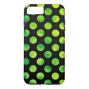 Capa iPhone 8 Plus/7 Plus Pontos Verde Claros Desbotados