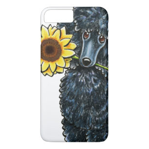 Capa iPhone 8 Plus/7 Plus Poodle Miniatura Negra Sunny