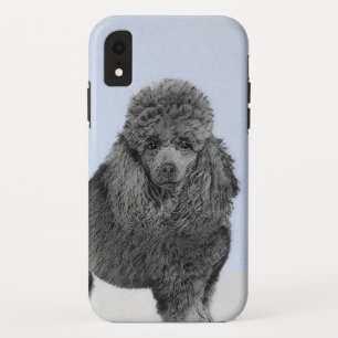 Capa Para iPhone Da Case-Mate Poodle Painting Miniature Toy Black