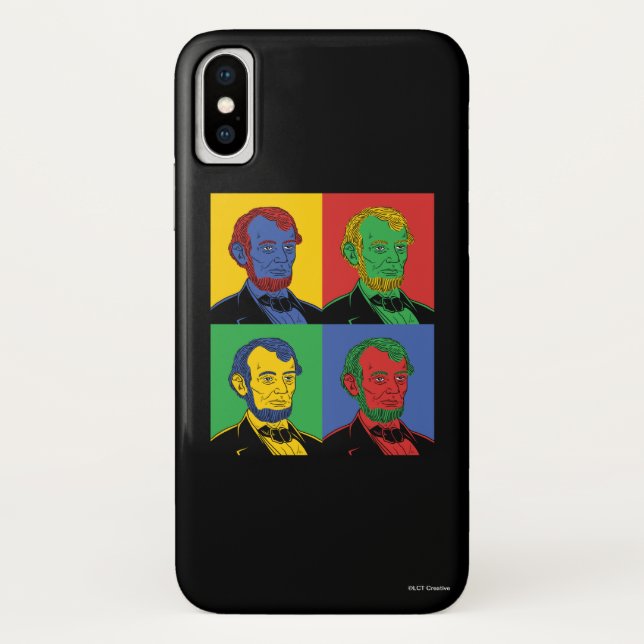 Capa Para iPhone, Case-Mate Pop Art Abraham Lincoln (Verso)