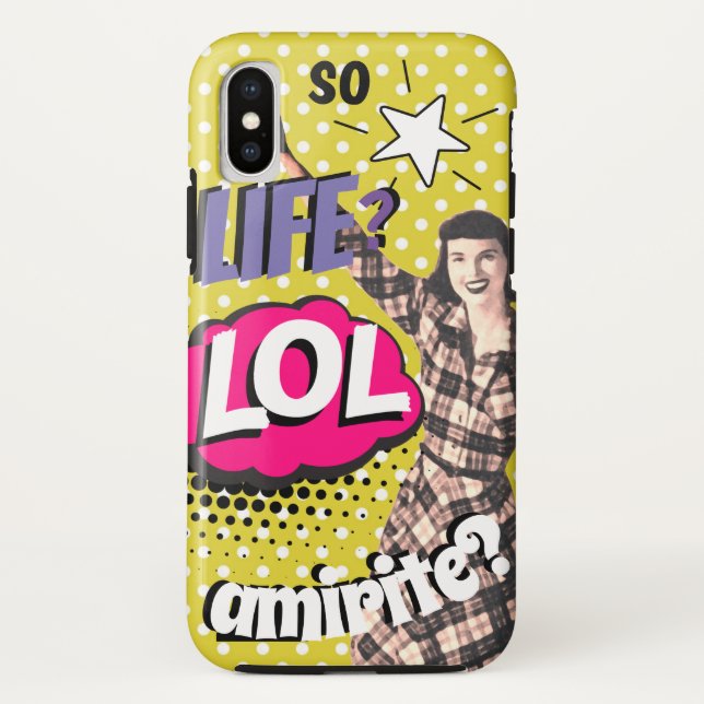 Capa Para iPhone, Case-Mate Pop de revista em quadrinhos (Verso)