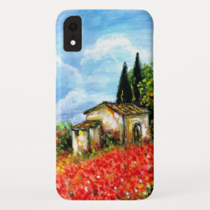 Capa Para iPhone Da Case-Mate POPPING IN TUSCANY / Paisagem com Campos de Flor