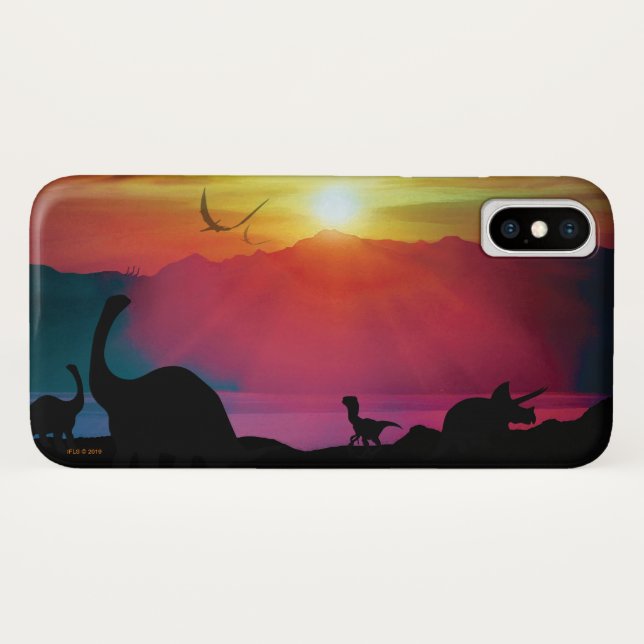 Capa Para iPhone, Case-Mate Por do sol do dinossauro (Verso (Horizontal))