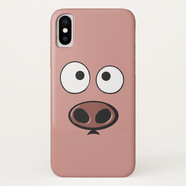Capa Para iPhone, Case-Mate Porco engraçado (Verso)