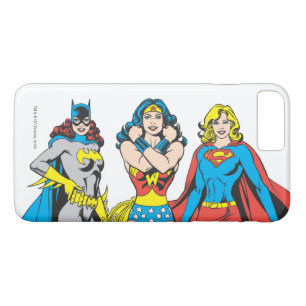 Capa iPhone 8 Plus/7 Plus Pose de Superheroínas