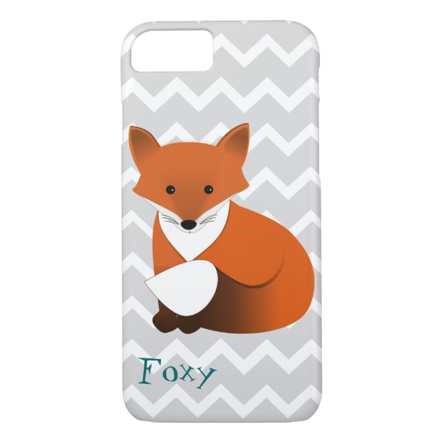 Capa Para iPhone, Case-Mate Pouco design do Fox vermelho (Verso)