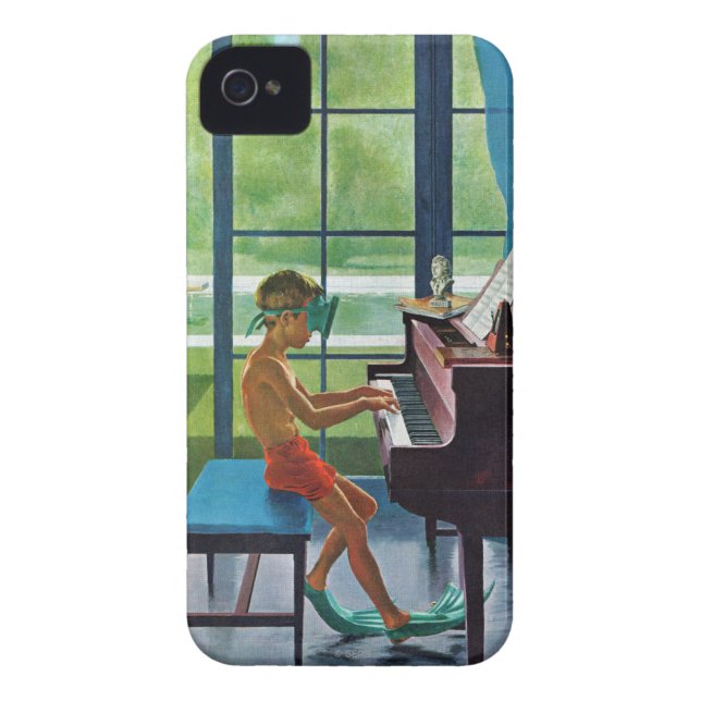 Capa Para iPhone, Case-Mate Prática do piano da piscina (Traseira)