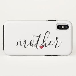 Capa Para iPhone Da Case-Mate Presente de Ano Estabelecido pela Mãe do Coração V