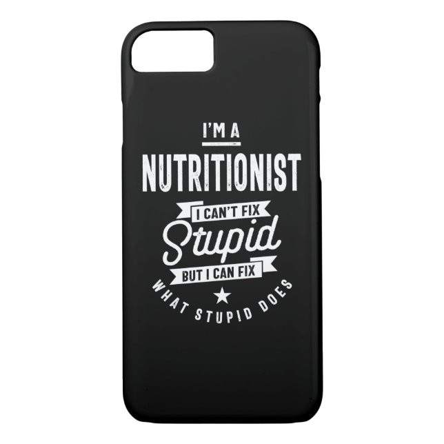Capa Para iPhone, Case-Mate Presente de Cargo Nutricionista (Verso)