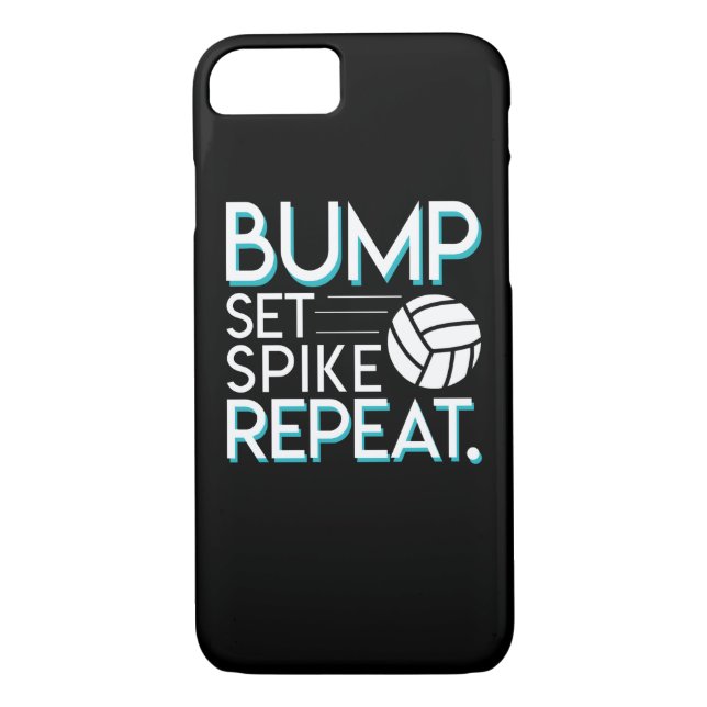 Capa Para iPhone, Case-Mate Presentes ajustados do amante do voleibol da (Verso)