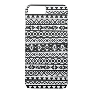 Capa Para iPhone Da Case-Mate Preto & branco estilizados astecas do teste padrã