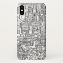 Capa Para iPhone Da Case-Mate preto branco-preto