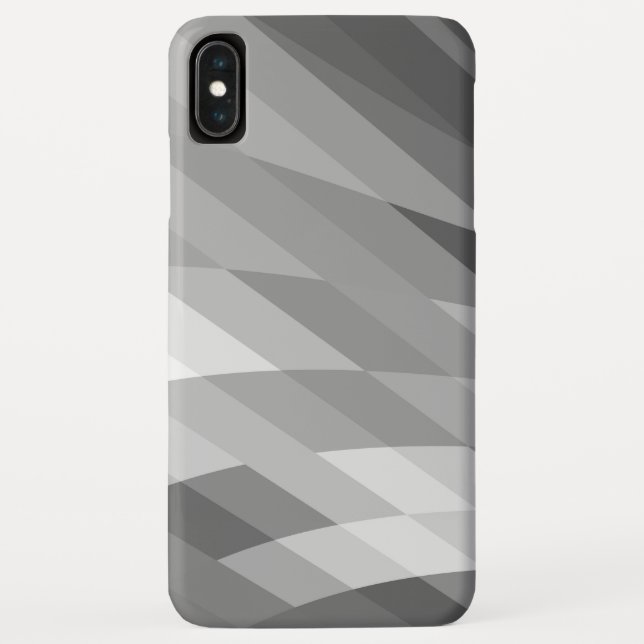 Capa Para iPhone, Case-Mate Preto,Cinza,Abstrato Geométrico Branco (Verso)