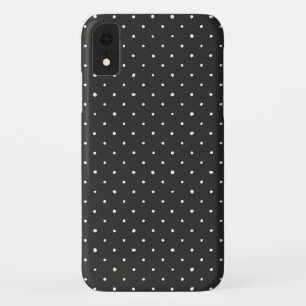 Capa Para iPhone Da Case-Mate preto com bolinhas brancas