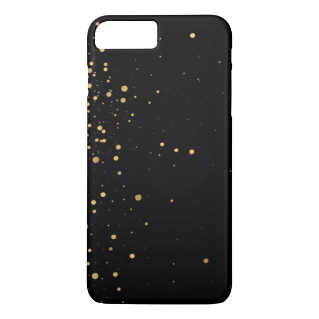 Capa Para iPhone, Case-Mate Preto Elegante e Dourado (Verso)