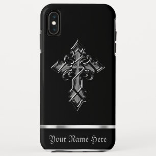 Capa Para iPhone Da Case-Mate Preto Silver Medieval Cross iPhone XS Max Case