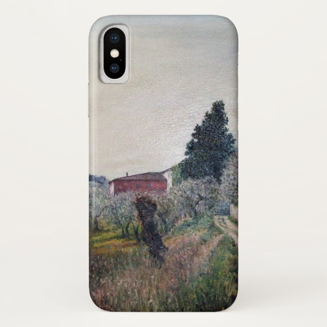 Capa Para iPhone, Case-Mate PRIMAVERA ANTERIOR EM VERNALESE/Paisagem Toscana (Verso)