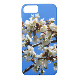 Capa iPhone 8/ 7 Primavera branco floresce branco
