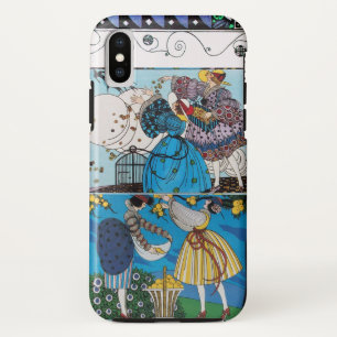 CAPA PARA iPhone XS PRIMAVERA, FASHÃO DE BELEZA DA MULHER DECO DE ARTE