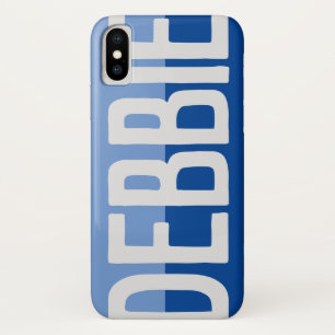 Capa Para iPhone Da Case-Mate Primeira Inicial Mais Nome Deborah com Flores