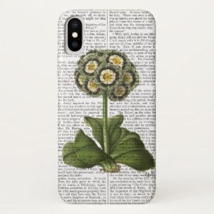 Capa Para iPhone X Primula Auricula Azul