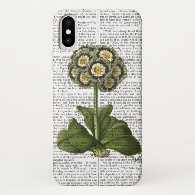Capa Para iPhone, Case-Mate Primula Auricula Azul (Verso)