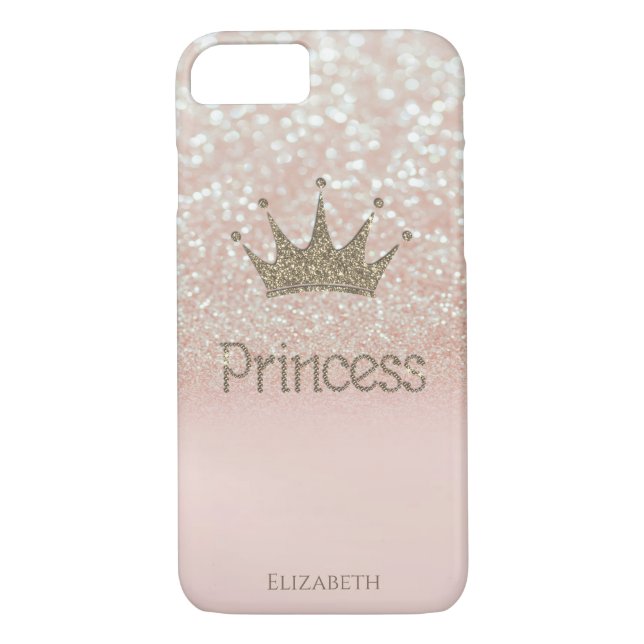 Capa Para iPhone, Case-Mate Princesa Juvenil Elegante, Glitter Bokeh (Verso)