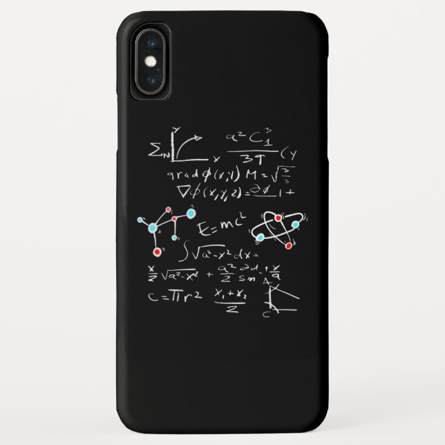 Capa Para iPhone, Case-Mate Professora de Fórmula de Física Átomos e Mol (Verso)