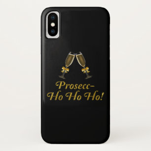 Capa Para iPhone Da Case-Mate Prosecc-Ho Ho Ho! Festa de Natal do Funny Prosecco