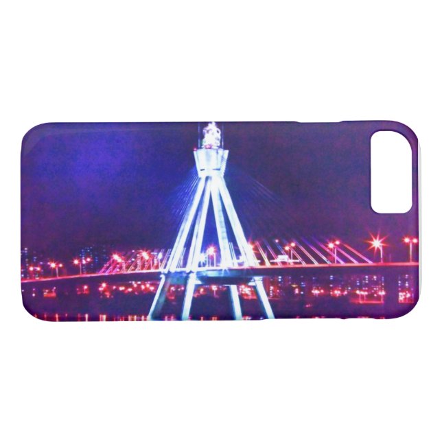 Capa Para iPhone, Case-Mate 🌌 🌉 🌙 Psicodélica, Fabulosa paisagem noturna de (Verso (Horizontal))