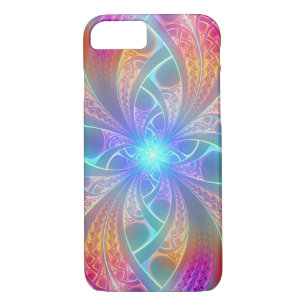 Capa Para iPhone Da Case-Mate Psicodélico Arco-Íris Roda Fractal Padrão