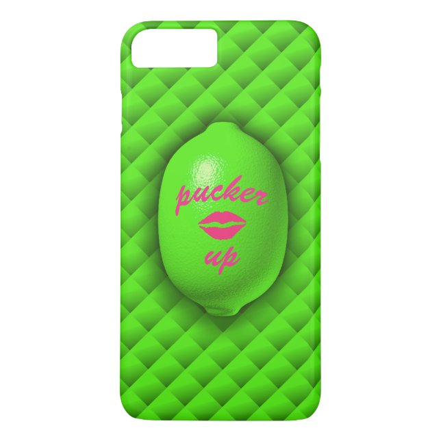 Capa Para iPhone, Case-Mate Pucker Up Lime iPhone 7 (Verso)