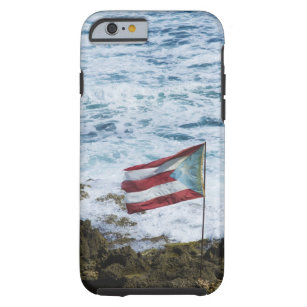 Capa Tough Para iPhone 6 Puerto Rico, San Juan velho, bandeira do arroz de