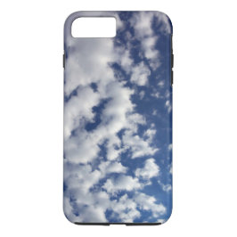 Capa iPhone 8 Plus/7 Plus Puffy White Clouds On Blue Sky iPhone 8 Plus Case