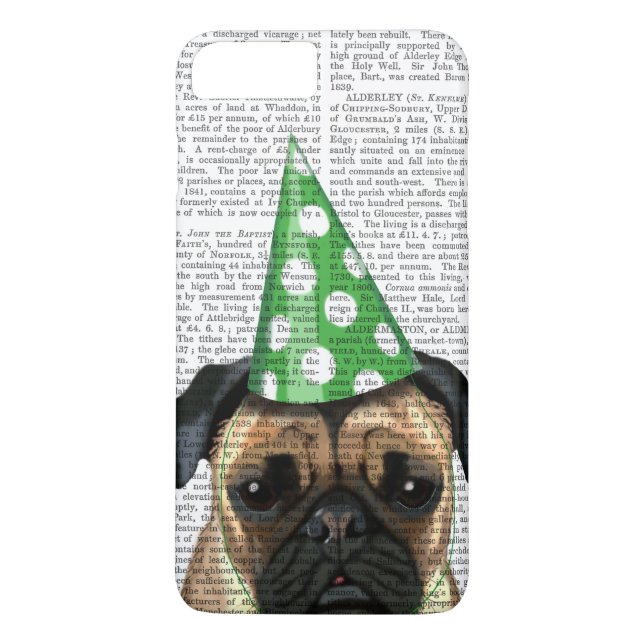 Capa Para iPhone, Case-Mate Pug 2 da festa (Verso)