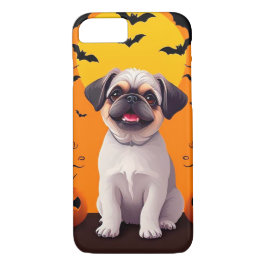 Capa iPhone 8/ 7 Pug sorridente