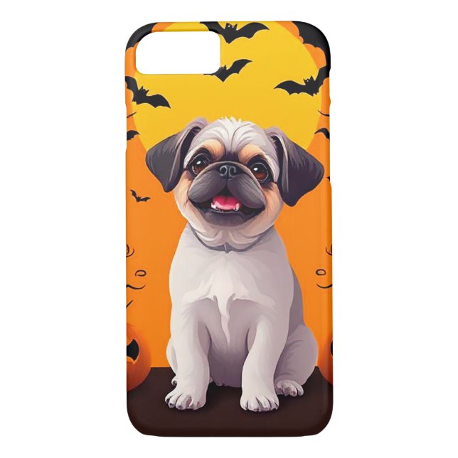 Capa Para iPhone, Case-Mate Pug sorridente (Verso)