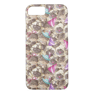 Capa iPhone 8/ 7 Pugs de Corte