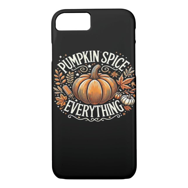 Capa Para iPhone, Case-Mate Pumpkin Spice All Slogan Cote (Verso)