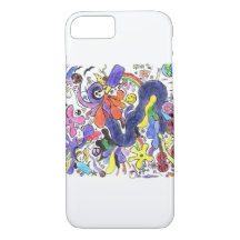 Punk Rock Doodle #15 1960s em Cor