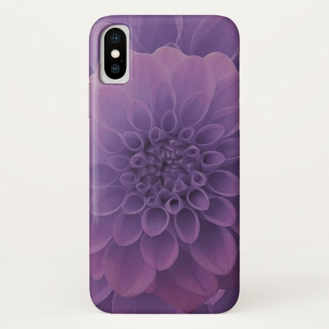 Capa Para iPhone, Case-Mate Purple Dahlia (Verso)
