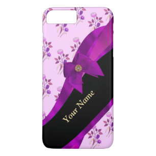 Capa Para iPhone Da Case-Mate Púrpura púrpura púrpura de flores florais
