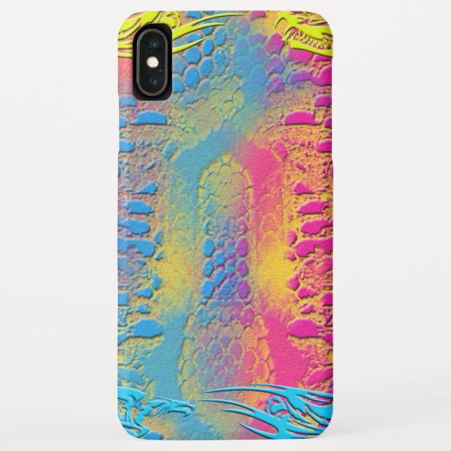 Capa Para iPhone, Case-Mate PYTHON - fractal decorativo moderno - (Verso)