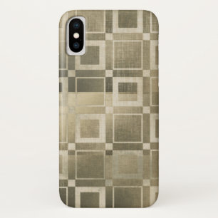 Capa Para iPhone Da Case-Mate Quadrados Dourados Sutis Glamour Geométrico Modern