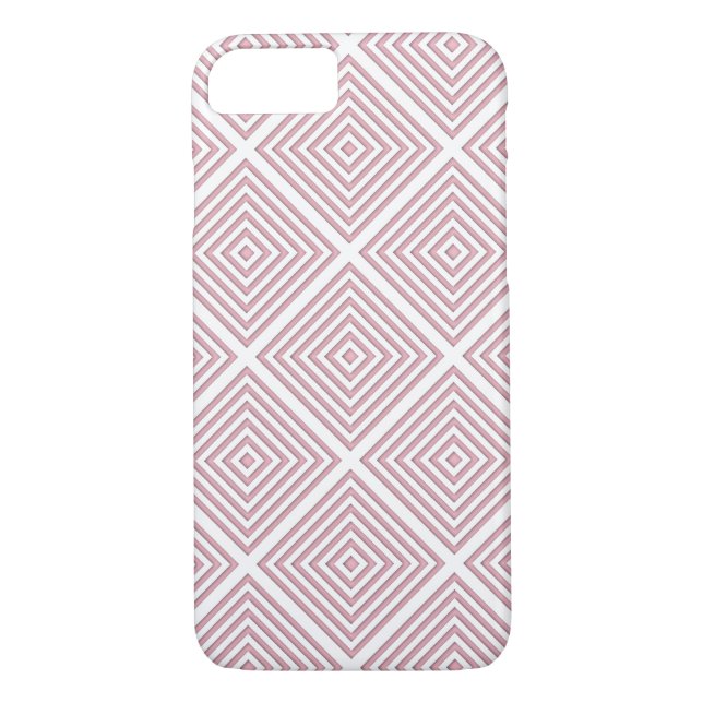 Capa Para iPhone, Case-Mate Quadrados Geométricos Rosa (Verso)