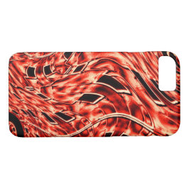 Capa iPhone 8/ 7 Quadrados tortos espelhados na Imagem de Coral